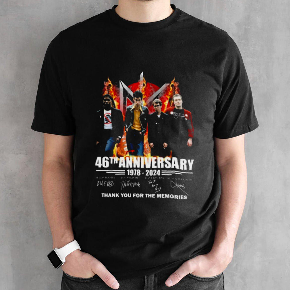 Dead Kennedys 46th Anniversary 1978 2024 Thank You For The Memories signatures T Shirts