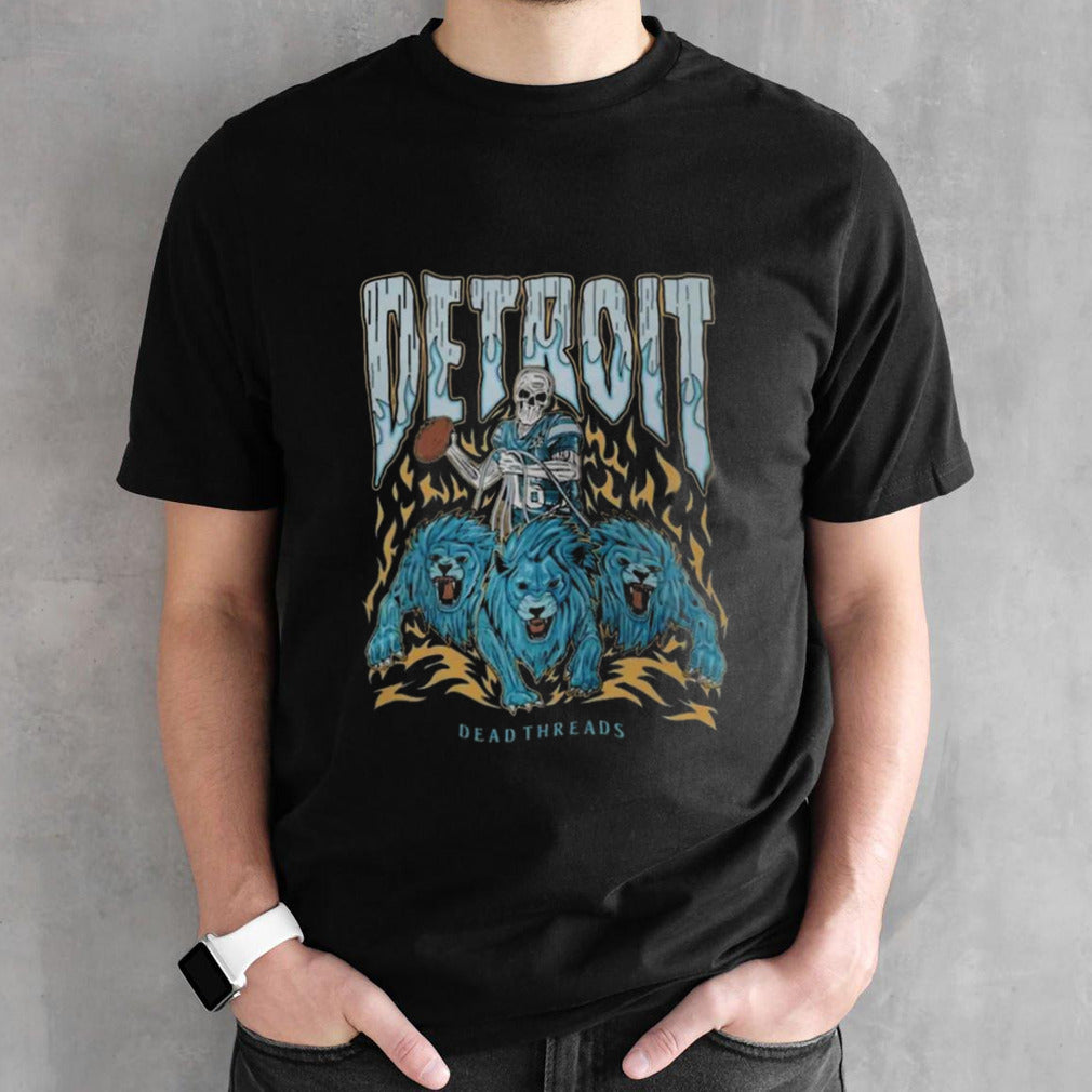 Dead Threads X Detroit Football 2024 T-shirts