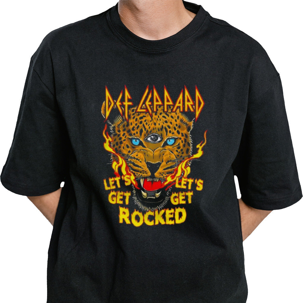 Def Leppard Band Letâ€™s Get Rocked T-shirt