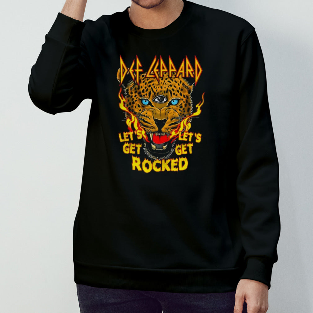 Def Leppard Band Letâ€™s Get Rocked T-shirt