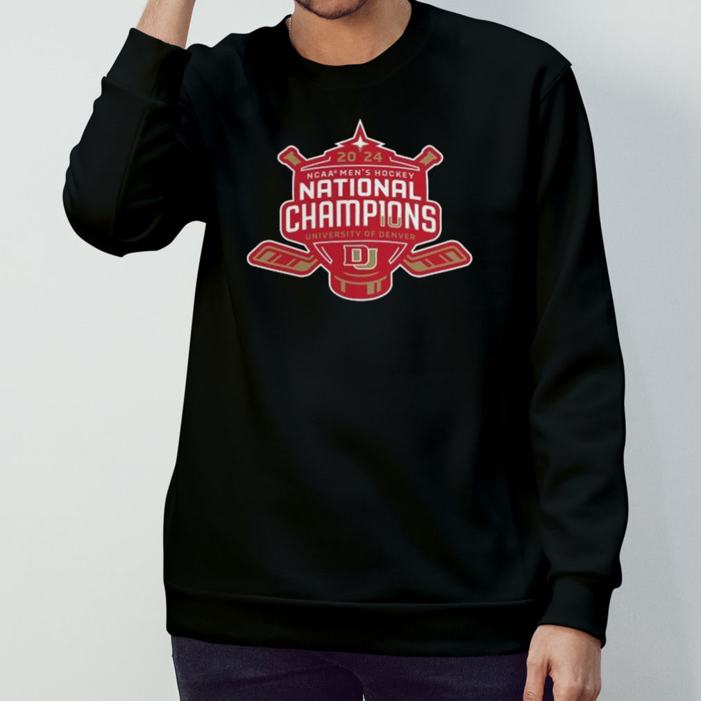Denver Pioneers 2024 NCAA Mensâ€™s Hockey National Champions Line Change Shirts