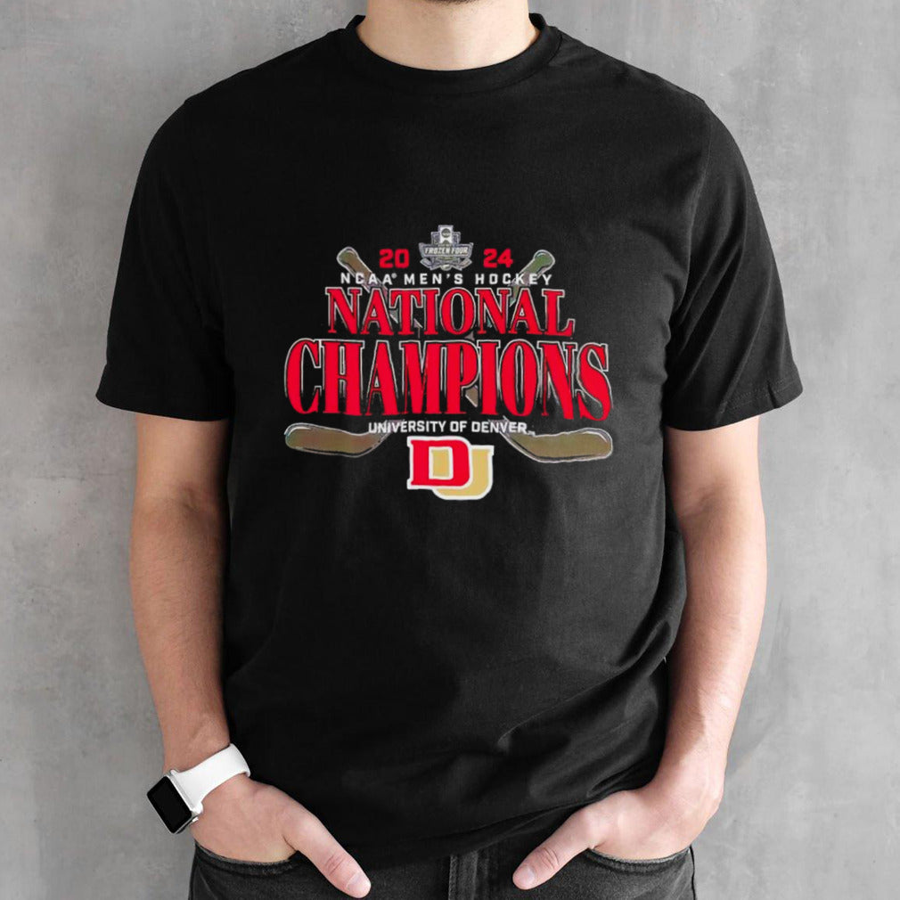 Denver Pioneers 2024 NCAA mensâ€™s hockey national champions university of Denver shirts