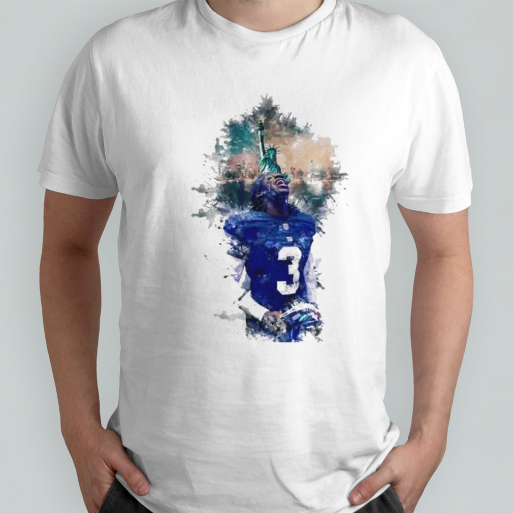 Deonte Banks New York Giants Statue of Liberty shirts