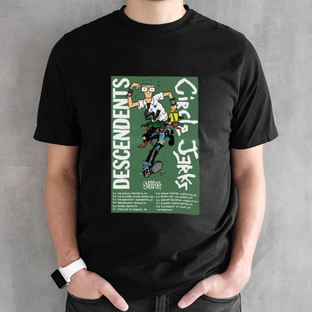 Descendents And Circle Jerks Surfbort 2024 T-shirts