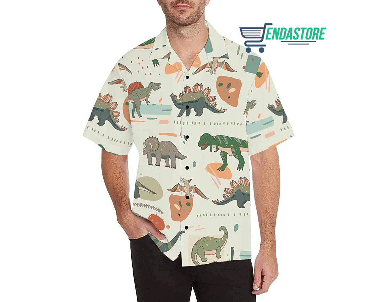 Dinosaur Hawaiian Shirt
