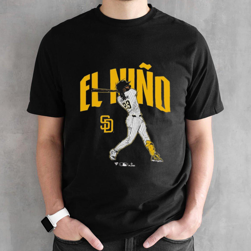 Fernando Tatis Jrs. San Diego Padres Player Swing T-Shirts