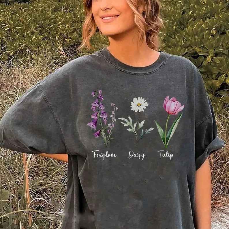 Foxglove Daisy Tulip Flower Shirt, FDT Flower Shirt, Feminist Gift, Equality Flower Shirt, Equality Matters Shirt, Political Shirt, Women Right Shirt