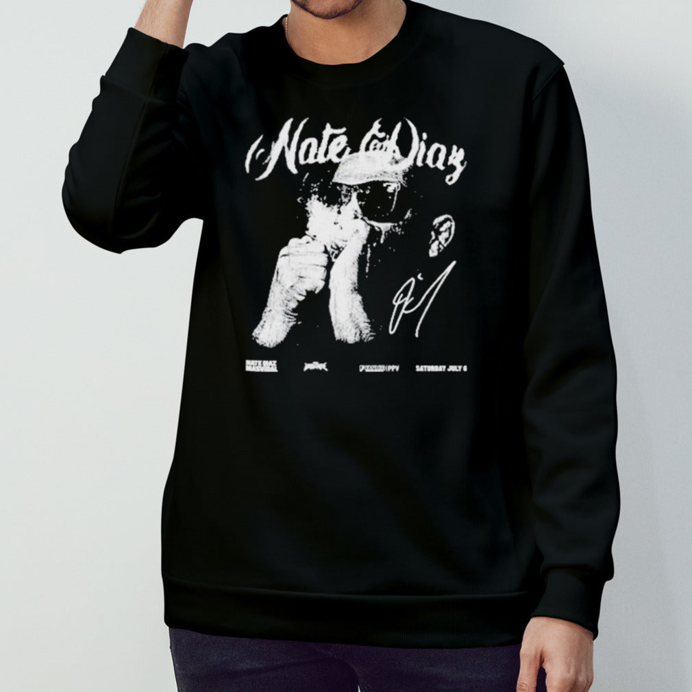 Full Violence Big Face Smoke Nate Diaz Shirt