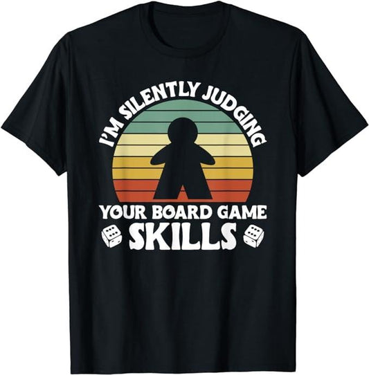 Funny Gamer Shirts, Special Gifts For Gamers, Game Night Adults Funny Board Games Lover T-Shirt Menswear Top Casual Classic