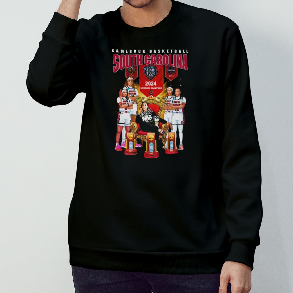 Gamecock Basketball South Carolina Gamecocks Basketball National Champions 2024 T-shirts