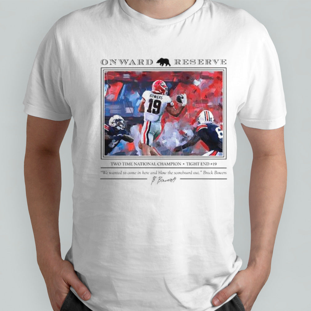 Georgia Bulldogs two time national Champion shirts