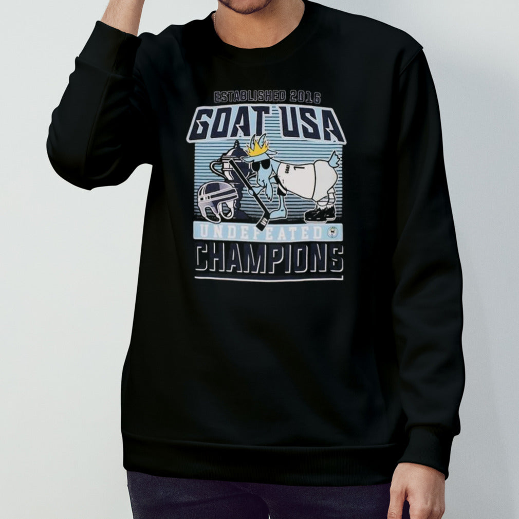 Goat Usa Undefeated Hockey Champions Shirts