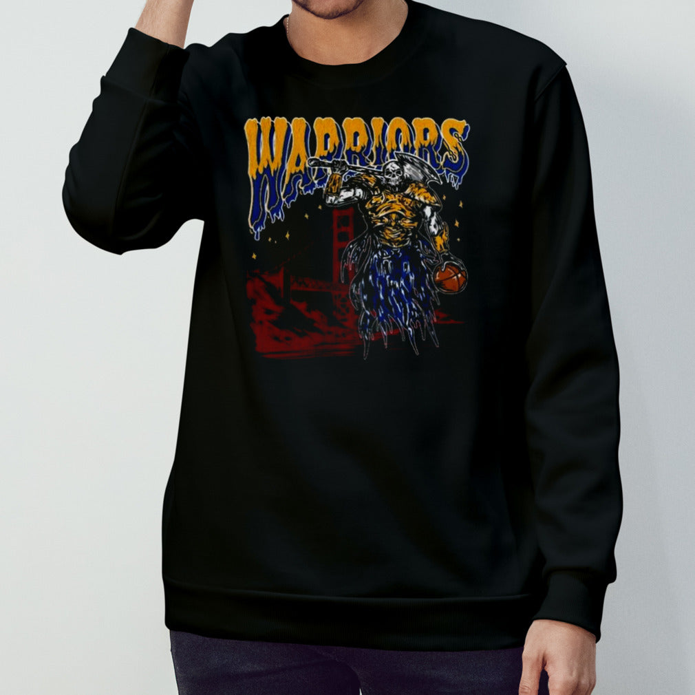 Golden State Warriors Skeleton Basketball Wicked Weaves Shirts