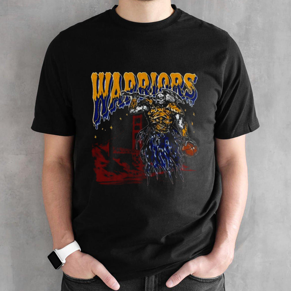 Golden State Warriors Skeleton Basketball Wicked Weaves Shirts