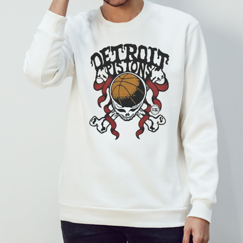 Grateful Dead x Pistons Skull 2024 Shirts