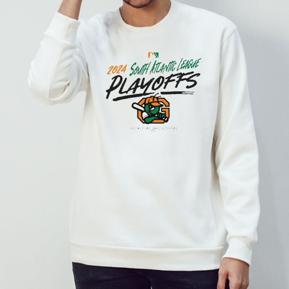 Greensboro Grasshoppers 2024 South Atlantic League Playoffs T-shirt