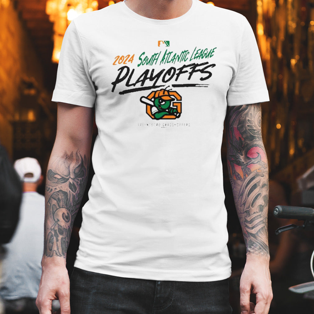 Greensboro Grasshoppers 2024 South Atlantic League Playoffs T-shirt