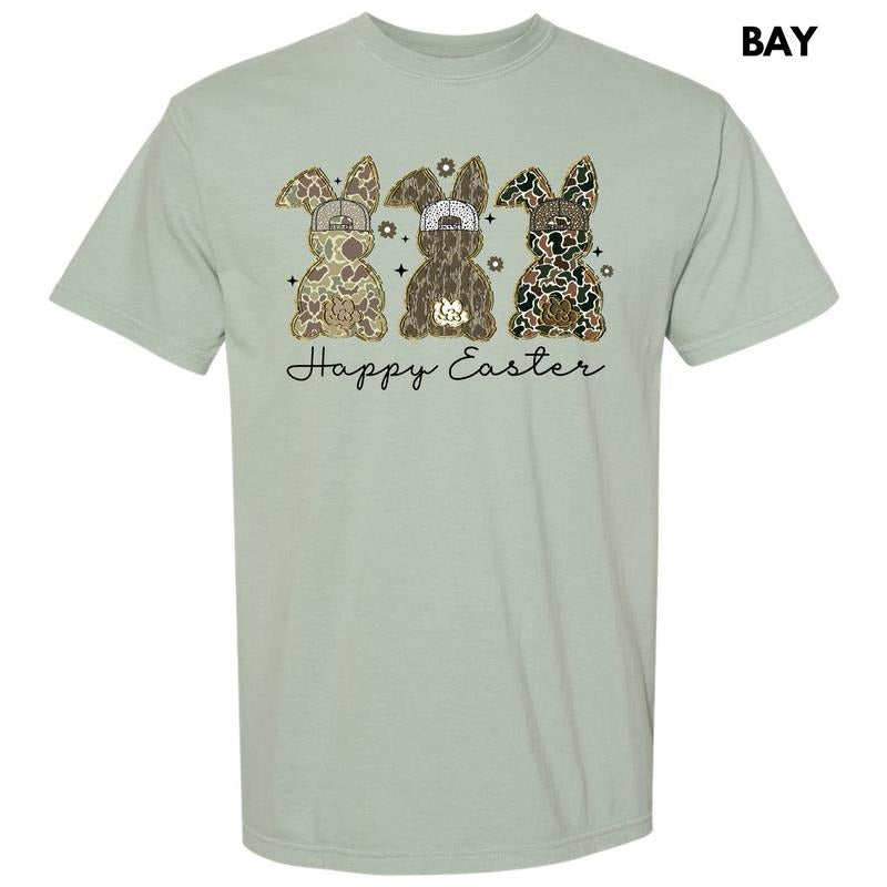 Happy Camo Easter Comfort Colors T-Shirt 'NLB'