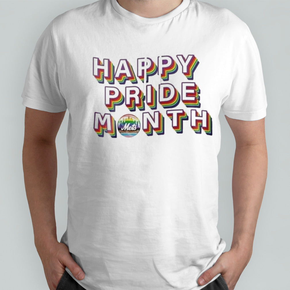 Happy Pride Month NY Mets T-shirt