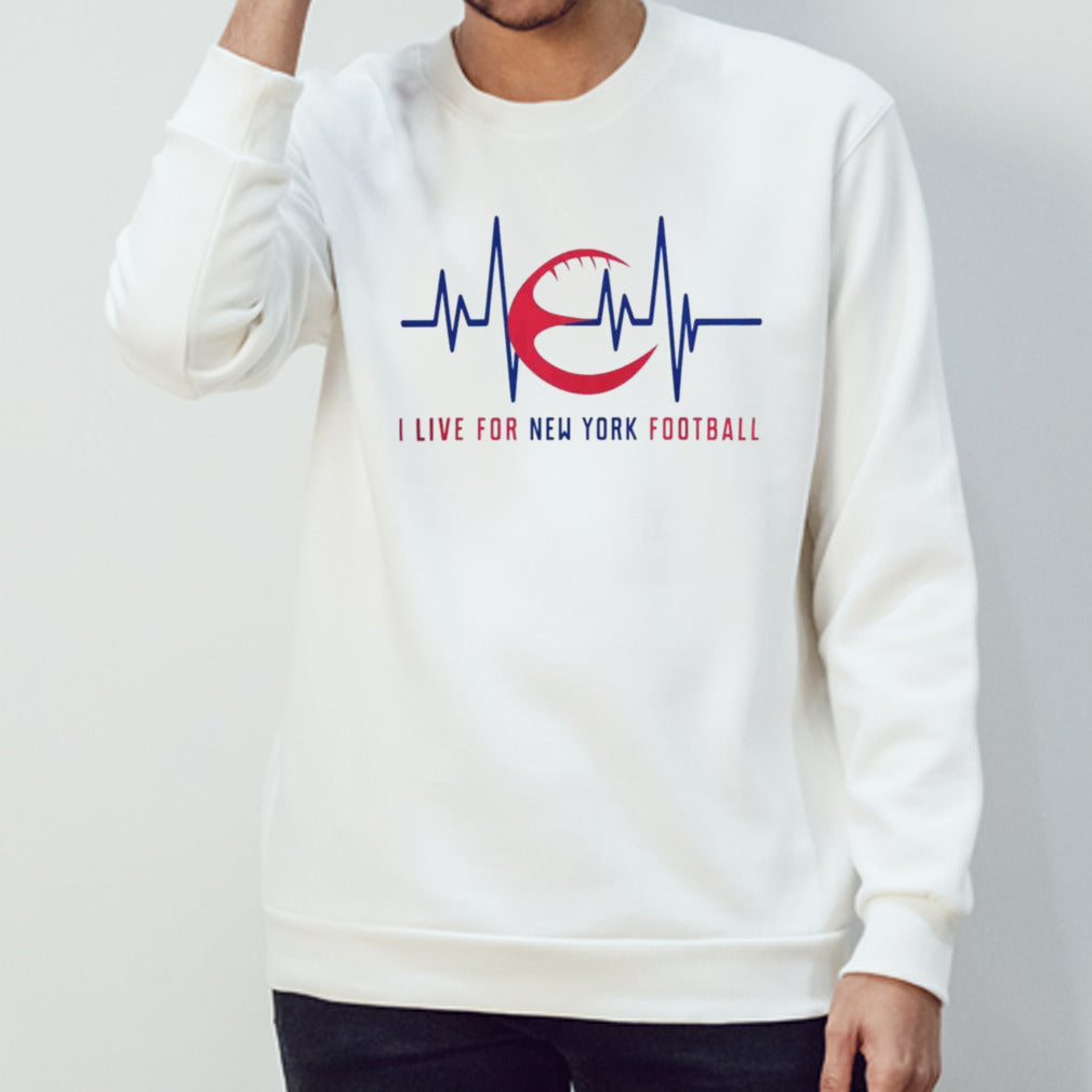 Heartbeat i live for New York Giants football shirts