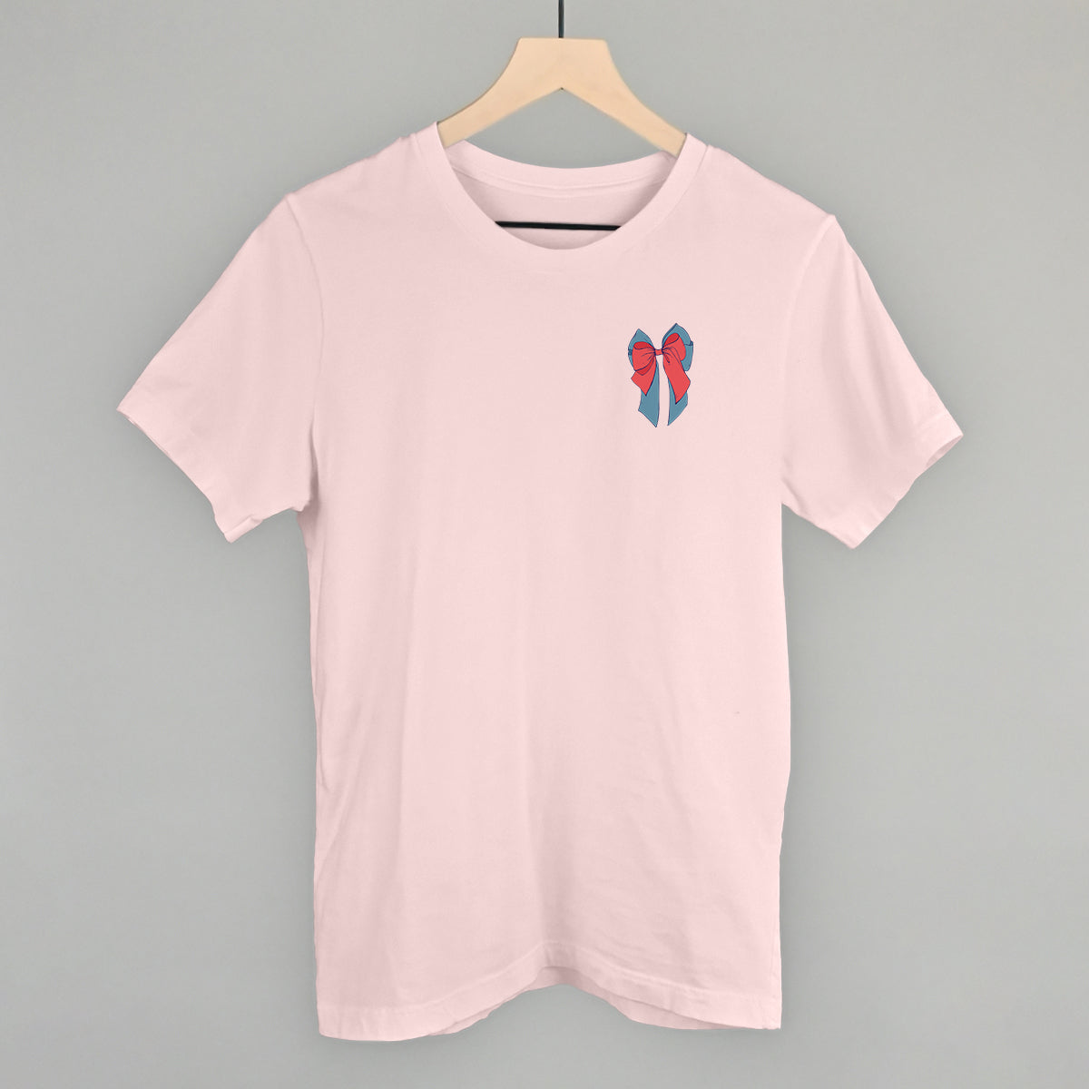 Red & Blue Layered Bow (Left Chest)