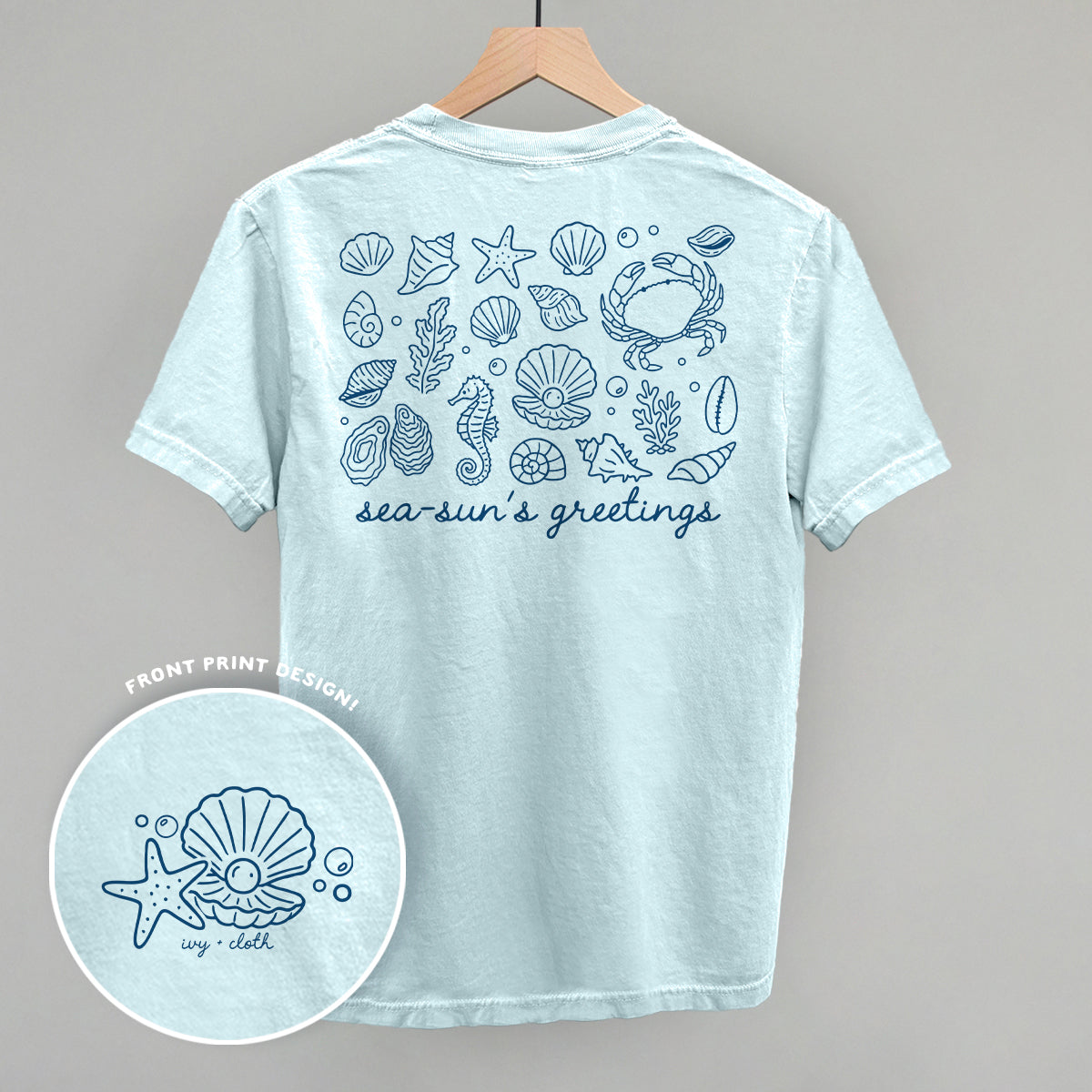 Sea-Sun's Greetings (Back Print)