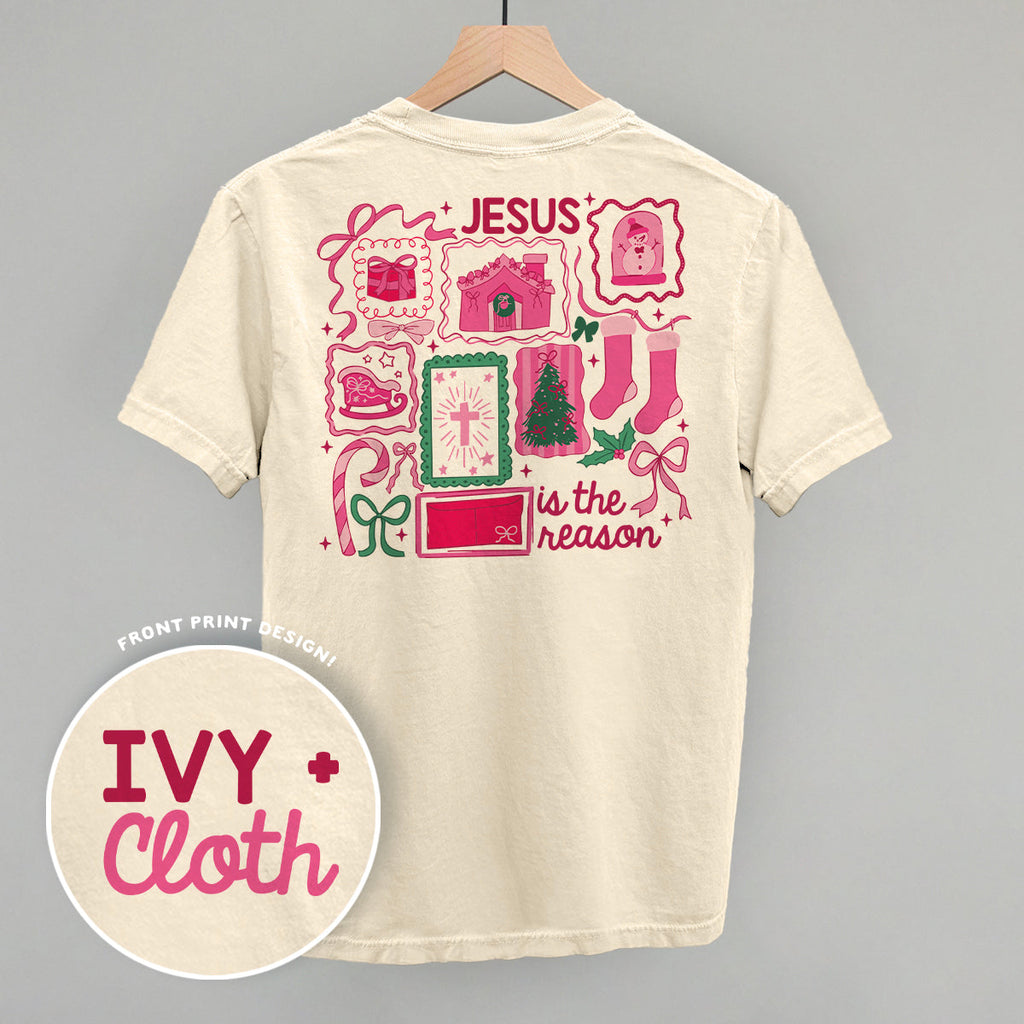 Jesus Is The Reason Pink Doodles (Back Print)
