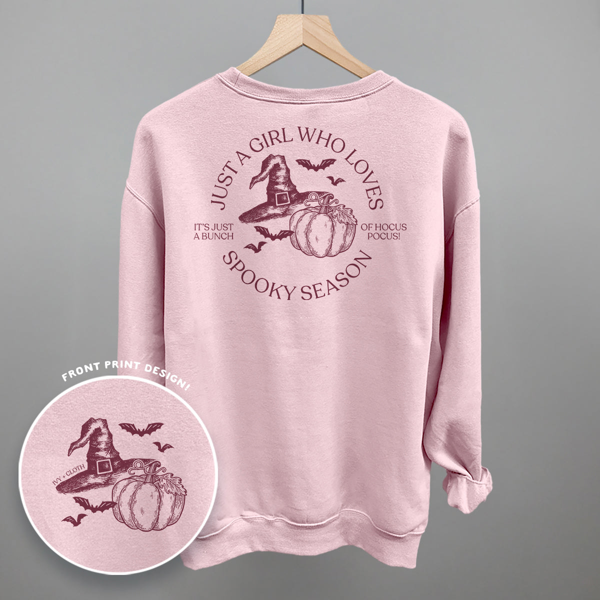 Just A Girl Who Loves Spooky Season (Back Print)
