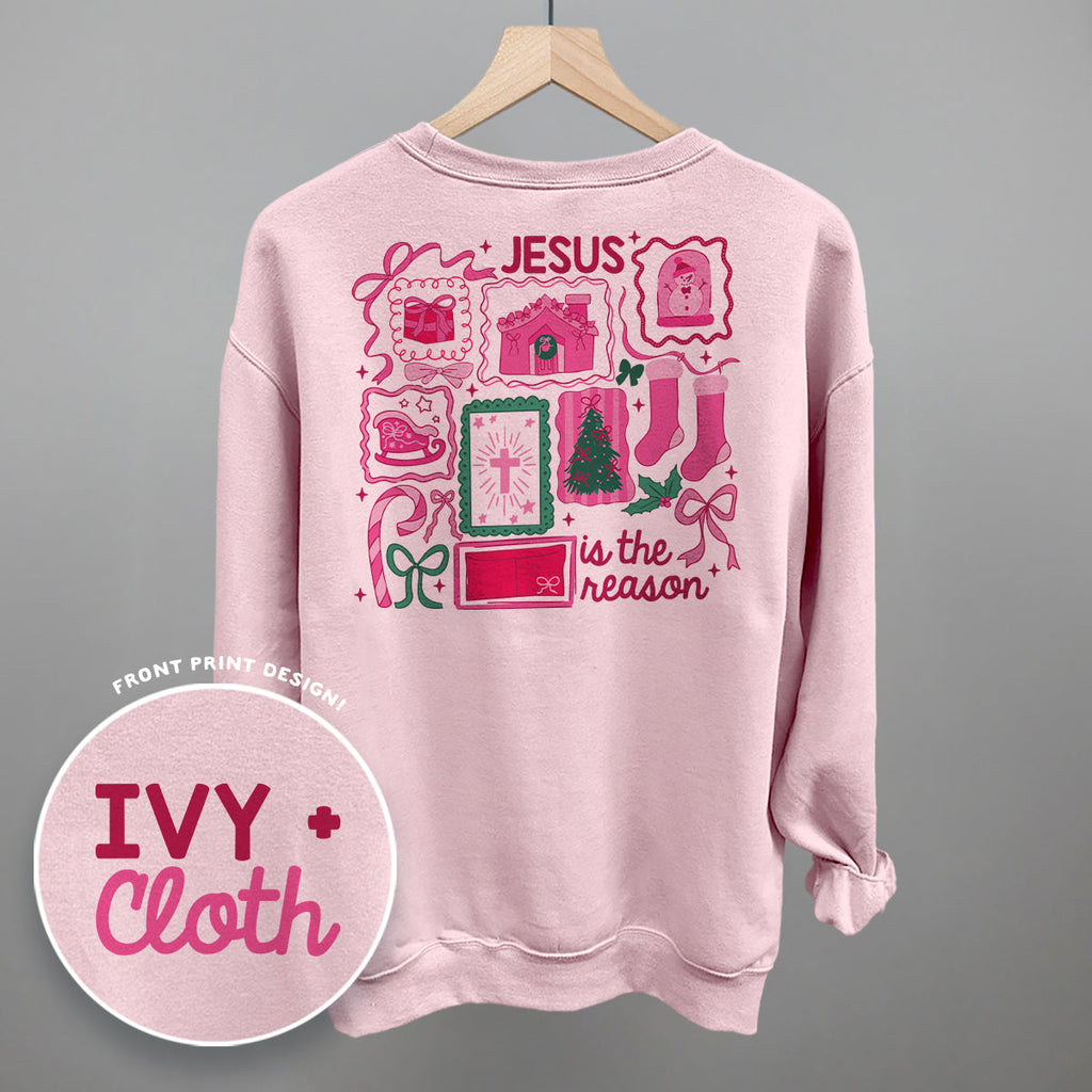 Jesus Is The Reason Pink Doodles (Back Print)