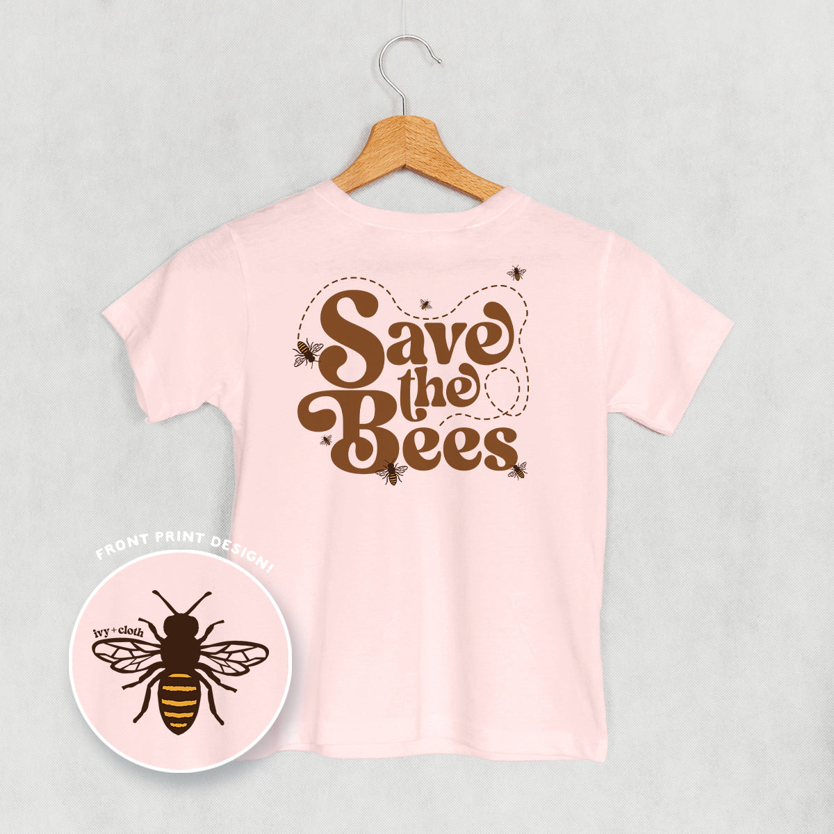 Save The Bees (Kids Back Print)