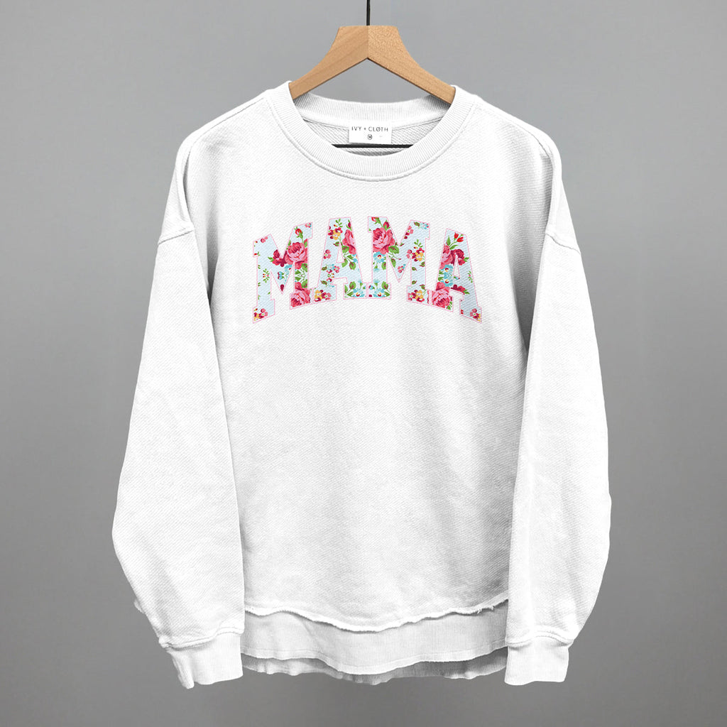 Mama (Block Letter Floral)