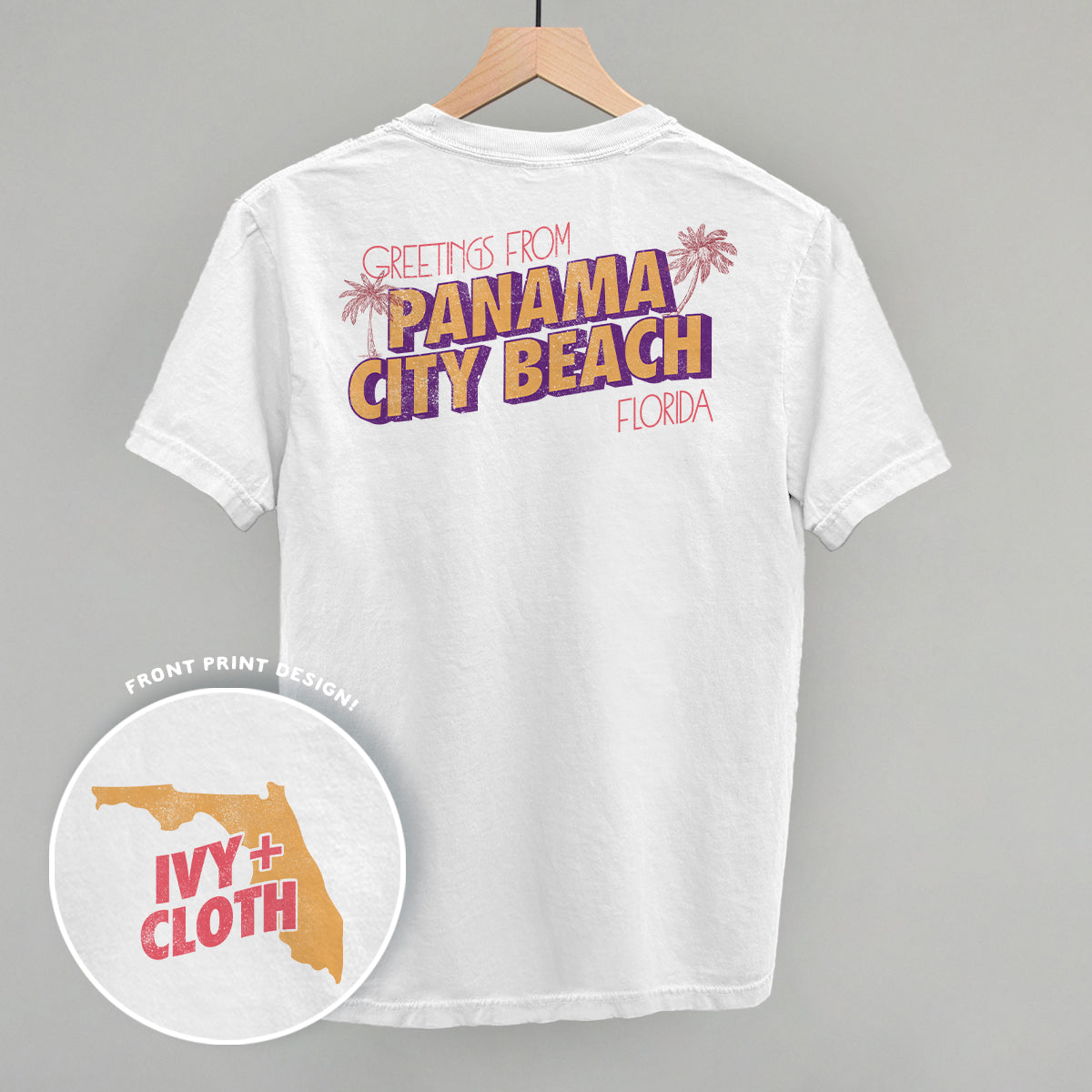 Greetings From Panama City Beach (Back Print)