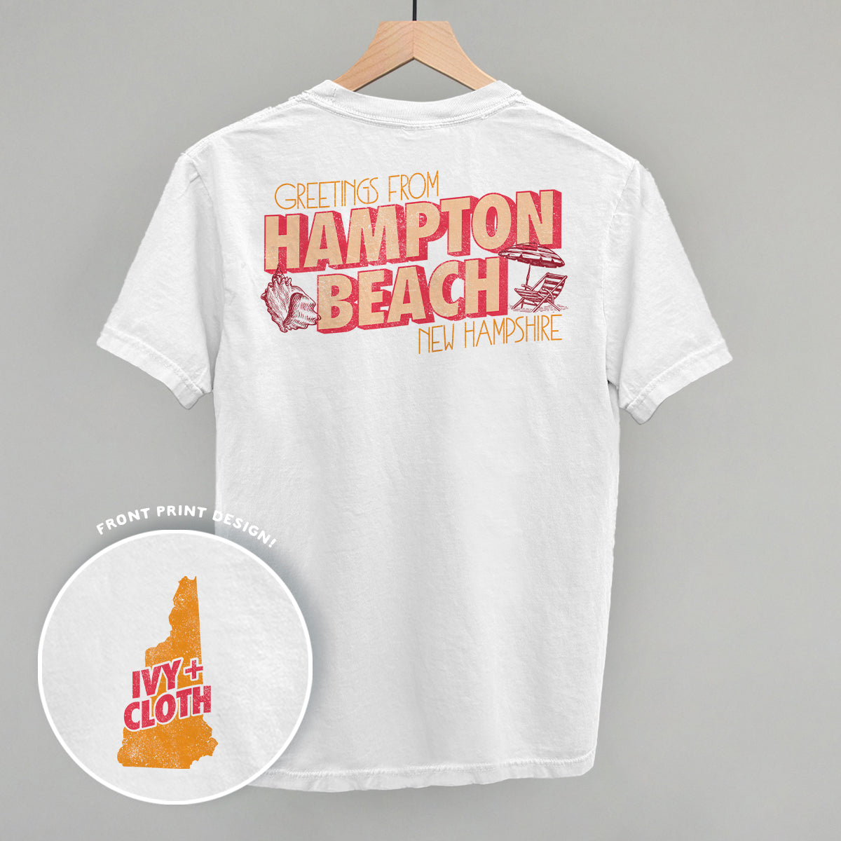 Greetings From Hampton Beach (Back Print)