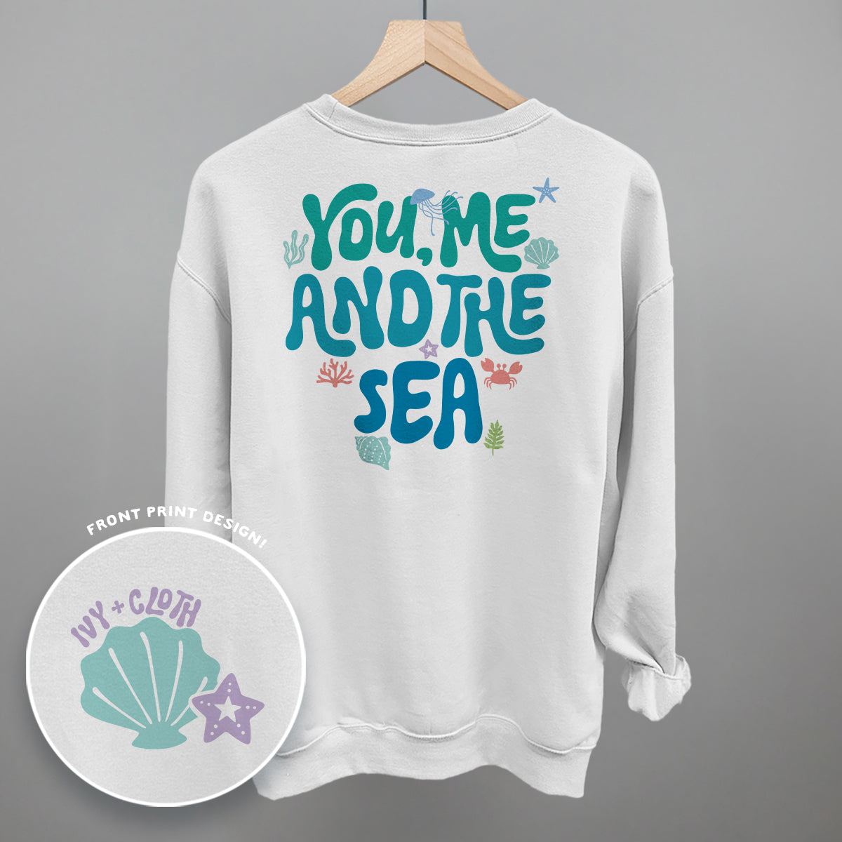 You, Me And The Sea (Back Print)
