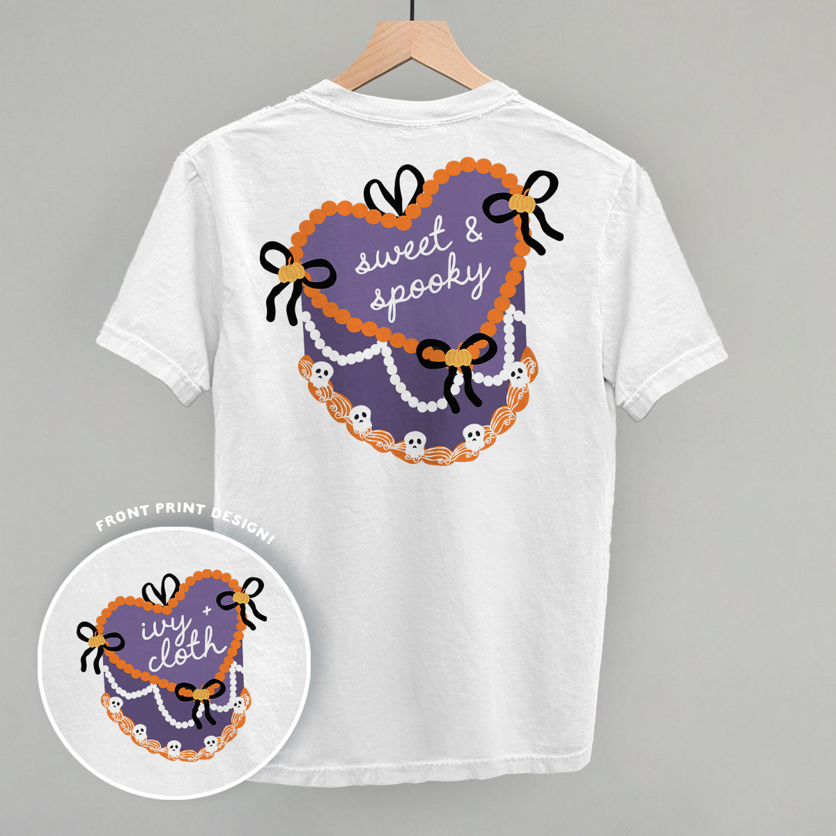 Sweet & Spooky Vintage Cake (Back Print)