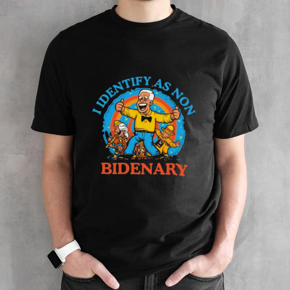 Identify As Non Bidenary 4th Of July T-Shirts
