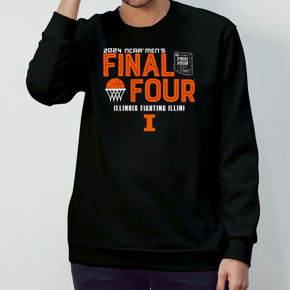 Illinois Fighting Illini 2024 NCAA Menâ€™s Basketball March Madness Final Four shirt