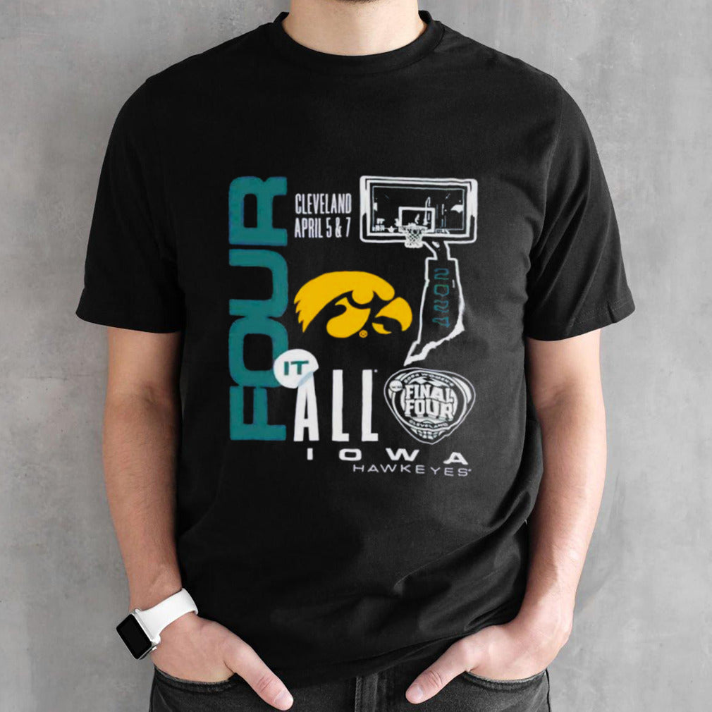 Iowa Hawkeyes 2024 womensâ€™s basketball final four it all shirts