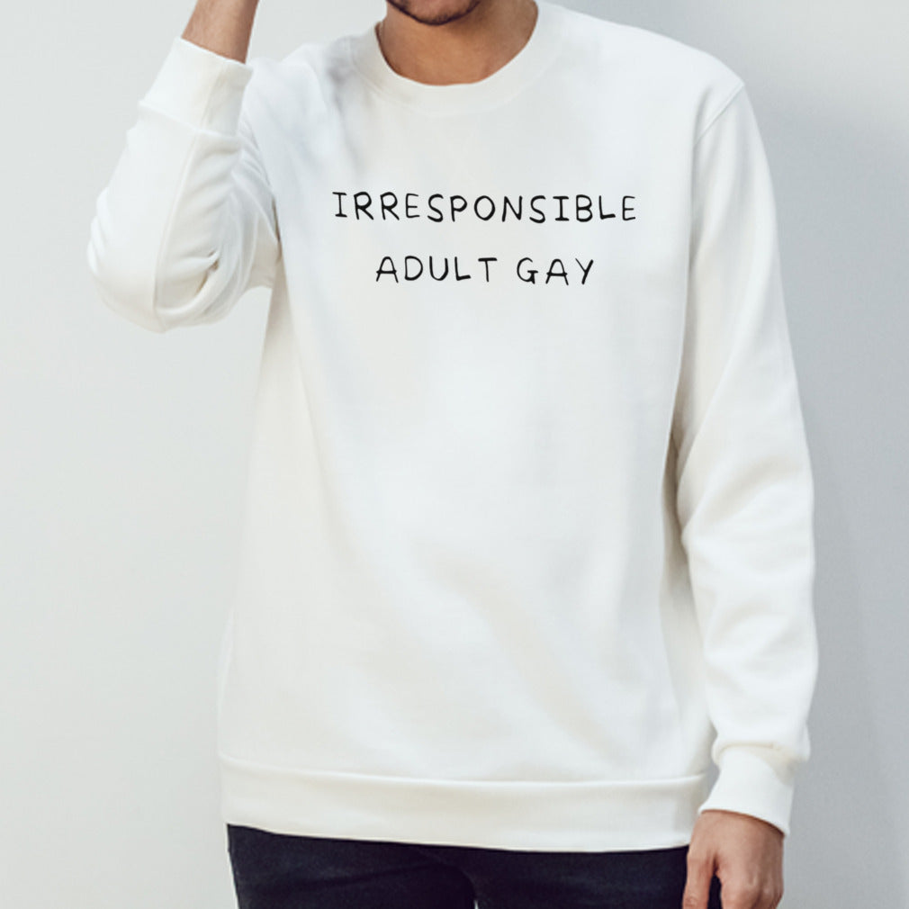 Irresponsible adult gay shirt