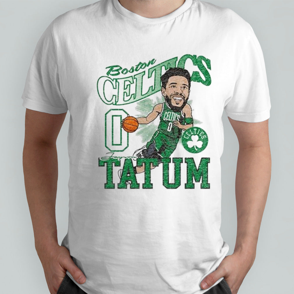 Jayson Tatum Boston Celtics Caricature Player Shirts