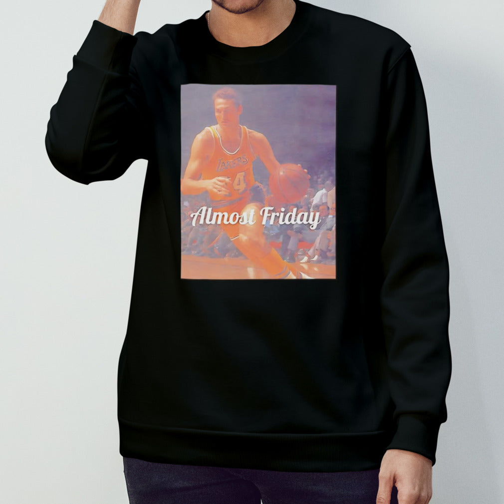 Jerry West logo almost friday shirt