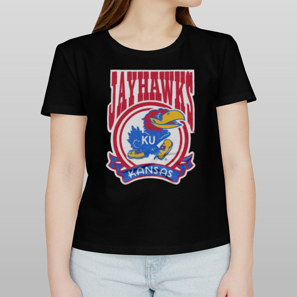 Kansas Jayhawks Cola Design Royal shirt