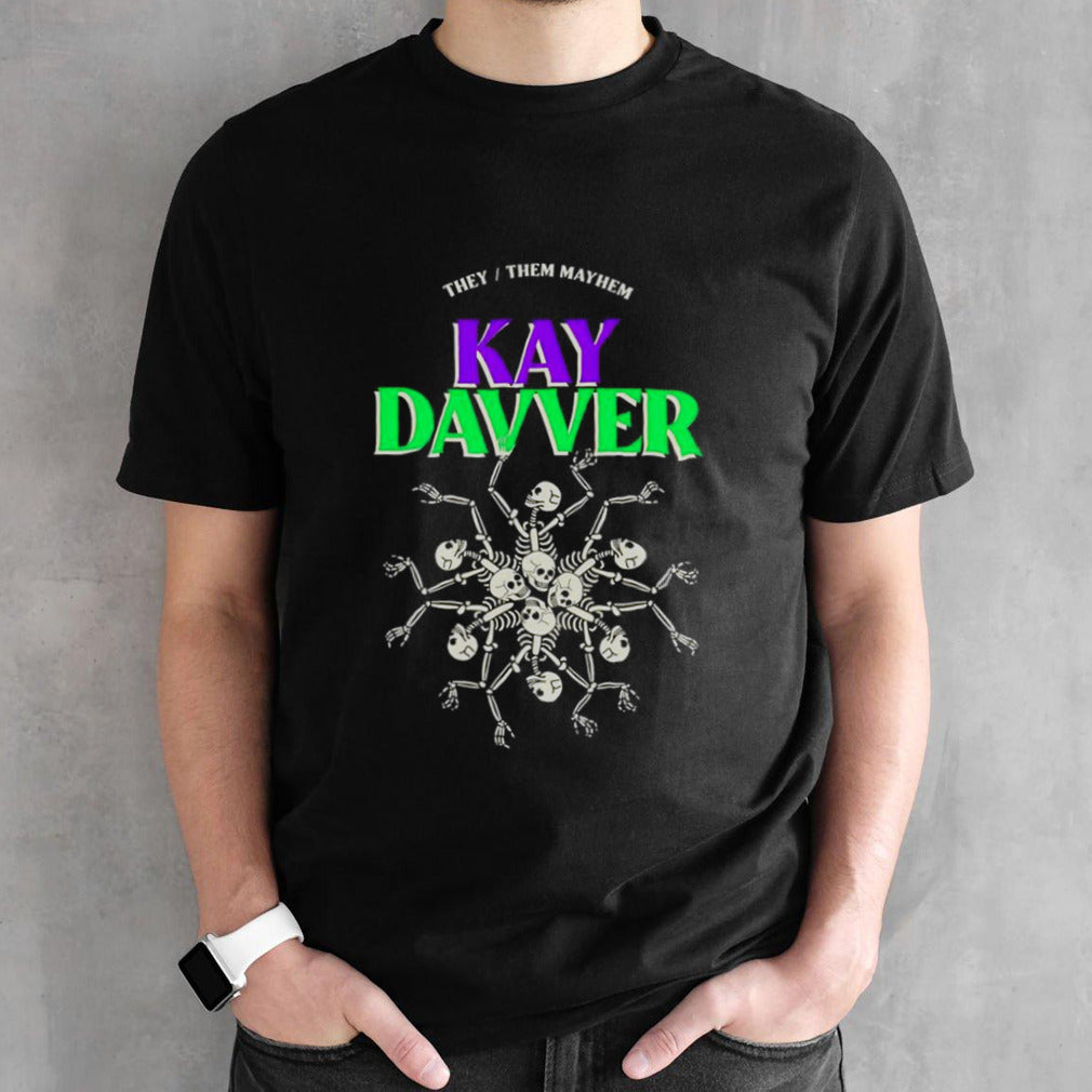 Kay Davver dancing skeletons shirts