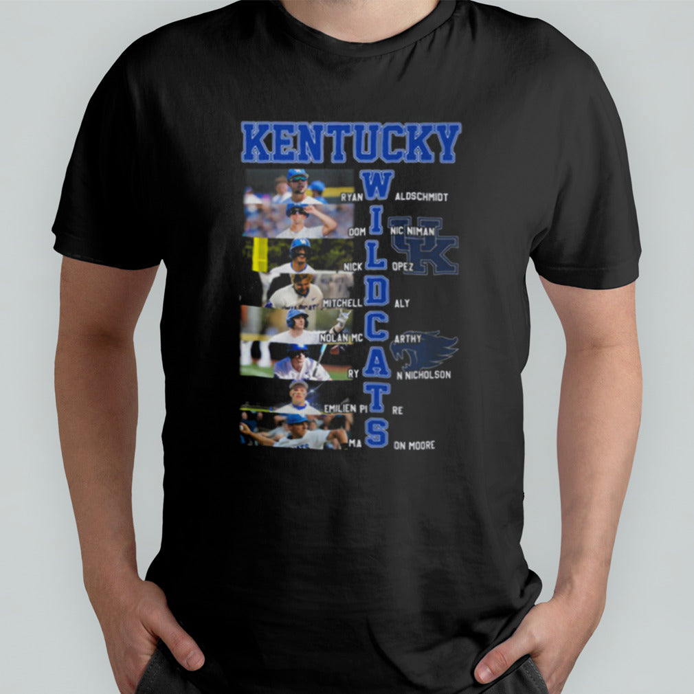 Kentucky Wildcats Baseball Team Players 2024 Shirt