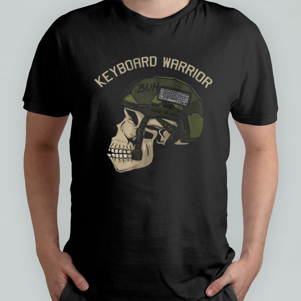 Keyboard Warrior Skull T-shirt