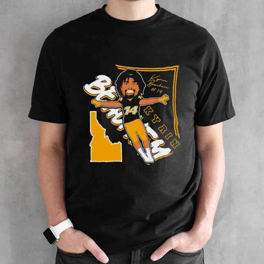Kyrin Beachem Idaho Vandals football signature shirts