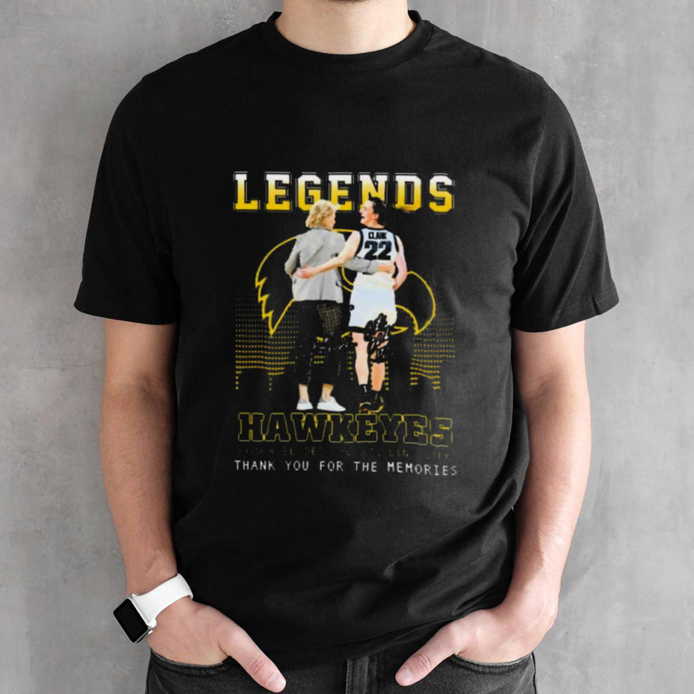 Legends Iowa Hawkeyes Coach Bluder And Caitlin Clark Shirt