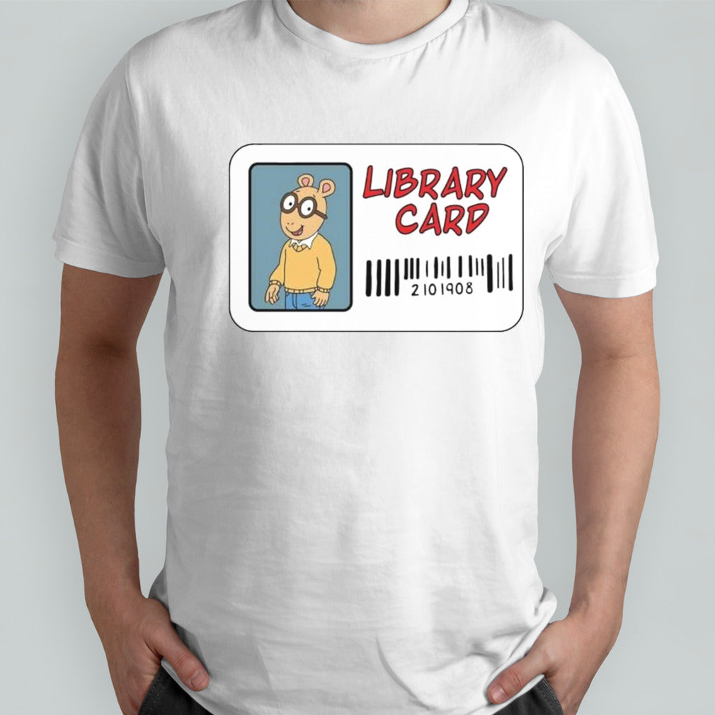 Library card Arthur shirts