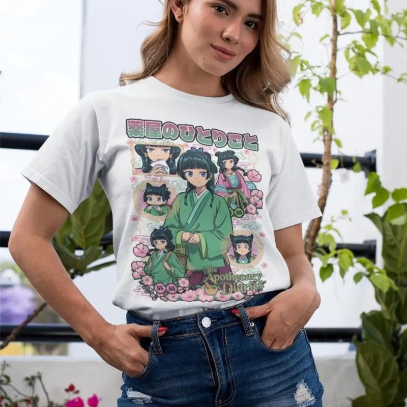 Maomao The Apothecary Diaries Essential Shirt Anime Shirt All Size, Casual Style, Everyday Wear, No Fuss Style