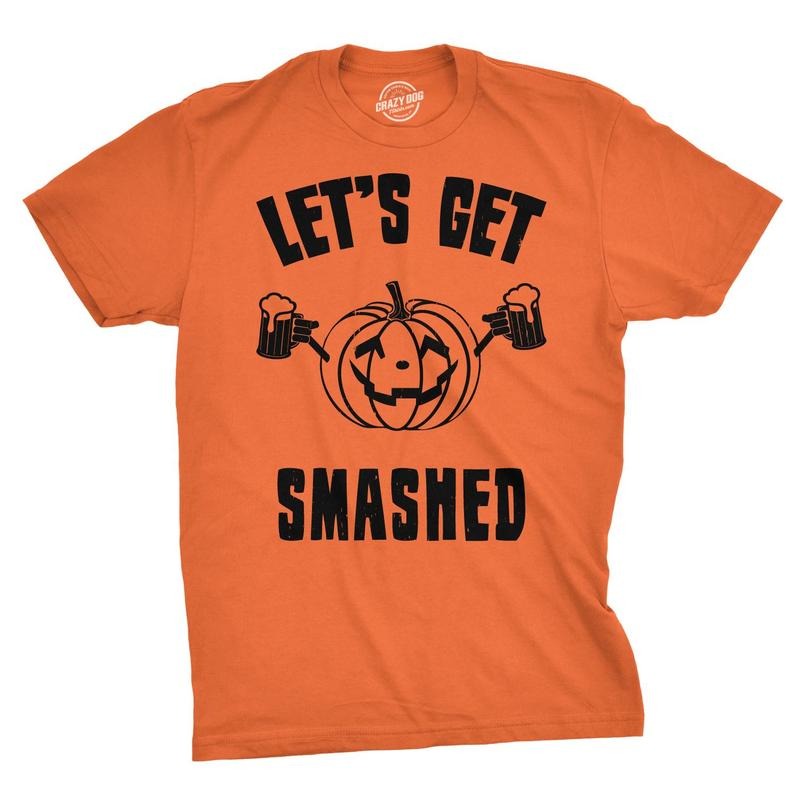 Mens Funny Halloween T Shirts Pumpkin Skeleton Costume Devil Zombie Tees